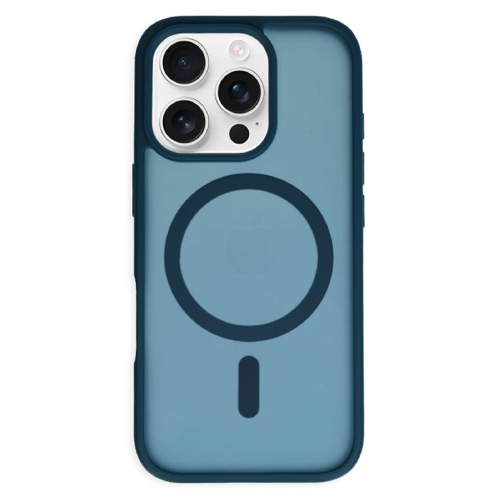 Matný kryt Tel Protect Aura MagSafe pro iPhone 16 Pro, tmavě modrý