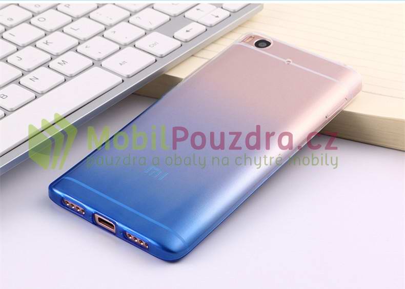 Ultratenké gelové modré ombre pouzdro na XIAOMI Mi6