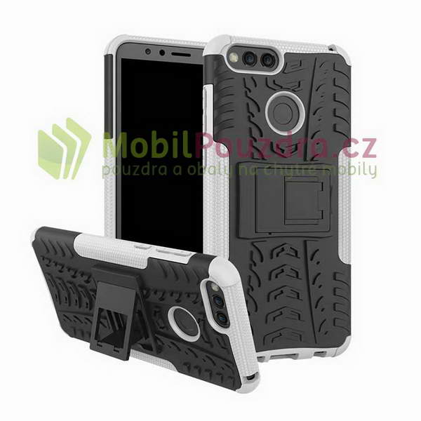 Hybridní bílé TYRE STAND pouzdro na HONOR 7X