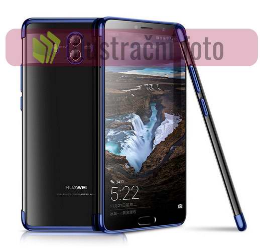 Gelové modré pouzdro FRAME na HUAWEI Mate 10 Lite