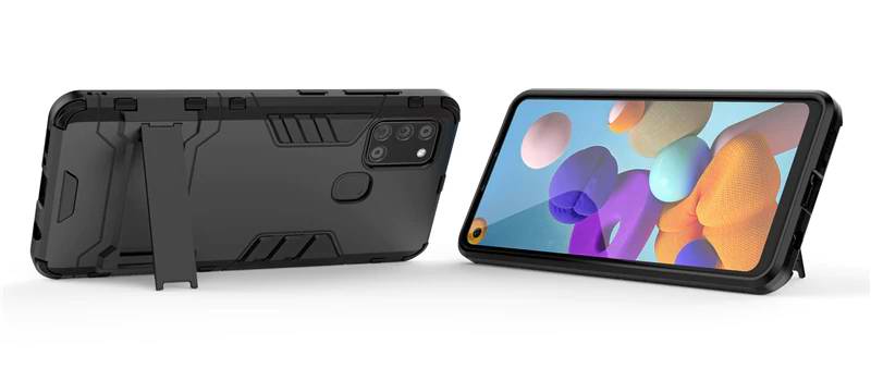 Hybridní zlaté ARMOR STAND pouzdro na SAMSUNG A530 Galaxy A8 (2018)