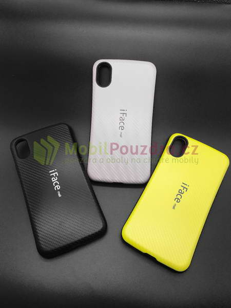 Hybridní zlaté iFACE CARBON pouzdro na a APPLE iPhone X