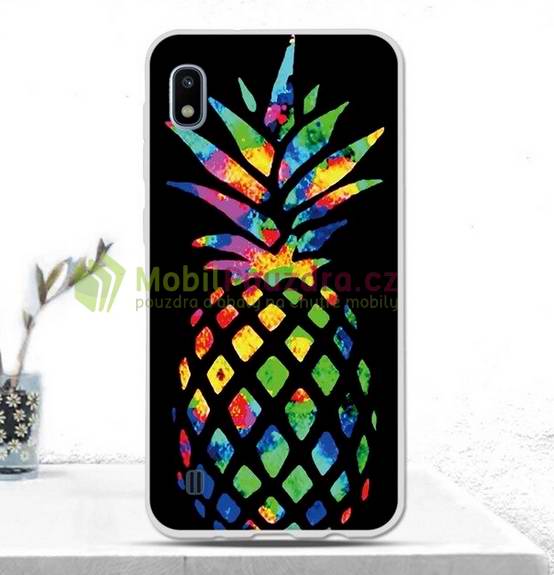 Gelové pouzdro s obrázkem na SAMSUNG A105 Galaxy A10 - vzor PINEAPPLE
