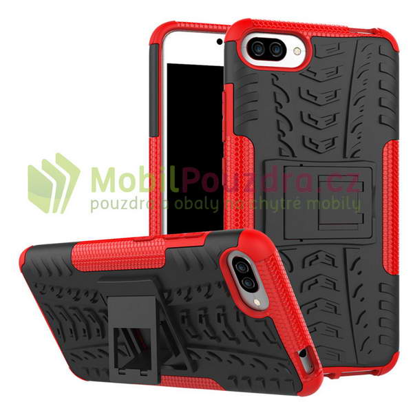 Hybridní červené TYRE STAND pouzdro na ASUS Zenfone 4 Max ZC554KL