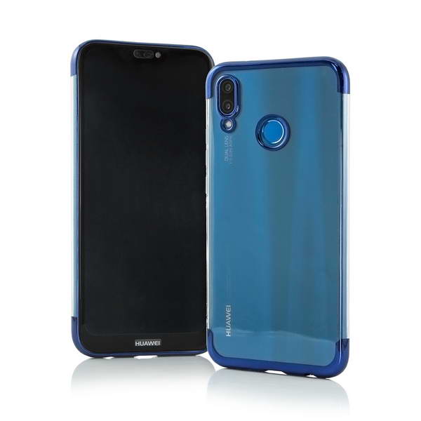 Gelové modré pouzdro FRAME V2 na HUAWEI Y6p