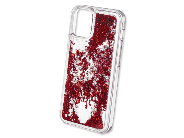 Gelové červené LIQUID pouzdro na APPLE iPhone 12 / iPhone 12 Pro