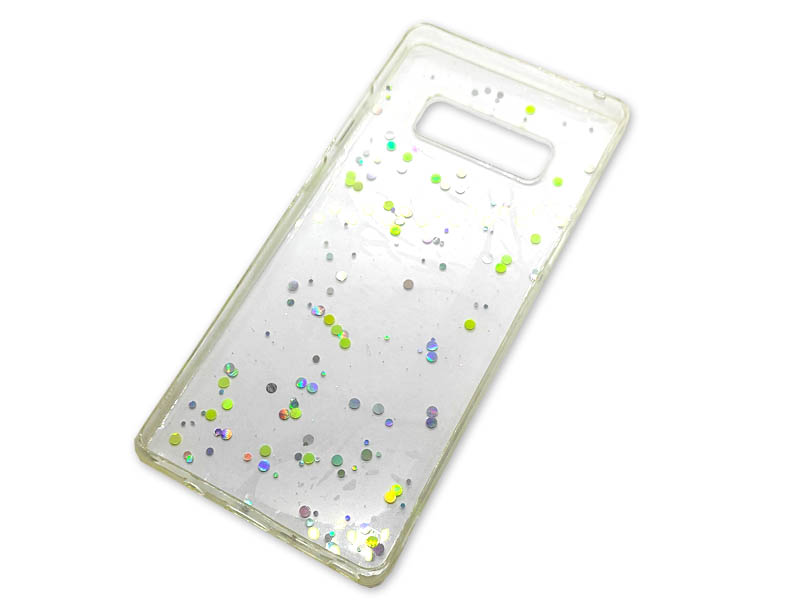 Gelové třpytivé čiré BIG GLITTER pouzdro na SAMSUNG N950 Galaxy Note 8