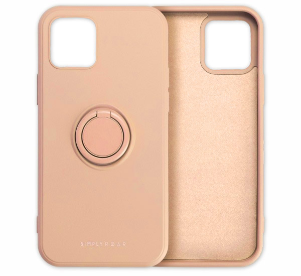 Gelové růžové pouzdro ROAR RING na APPLE iPhone 13 (6.1)