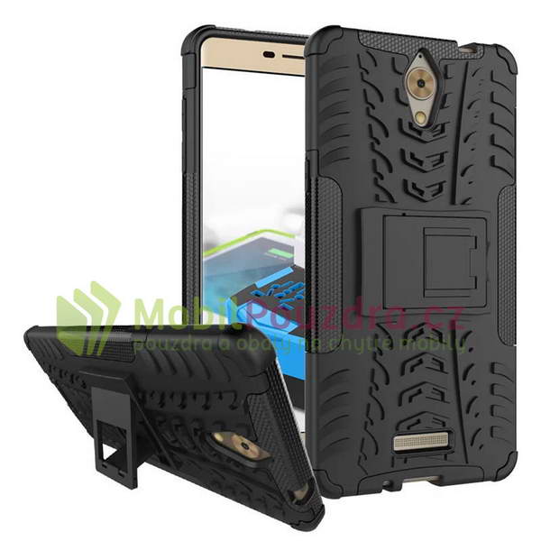 Hybridní černé TYRE STAND pouzdro na COOLPAD Modena 2 E502