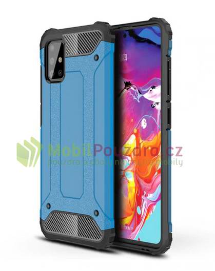 Hybridní modré pouzdro METAL na SAMSUNG A515 Galaxy A51