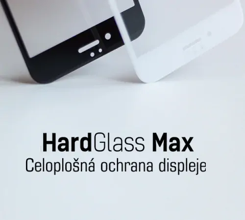 Tvrzené sklo 3mk HardGlass MAX Privacy pro Apple iPhone 6 Plus 5.5", bílá