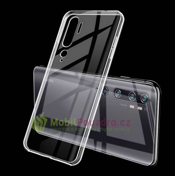 Ultratenké gelové čiré pouzdro na XIAOMI Mi Note 10