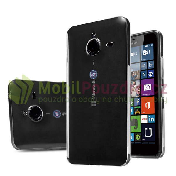 Ultratenké gelové čiré pouzdro na MICROSOFT Lumia 640 XL