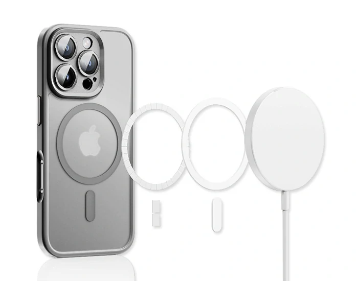 Kryt Rock Guard Touch Matte Series Magnetic pro Samsung Galaxy S25 Ultra - šedý