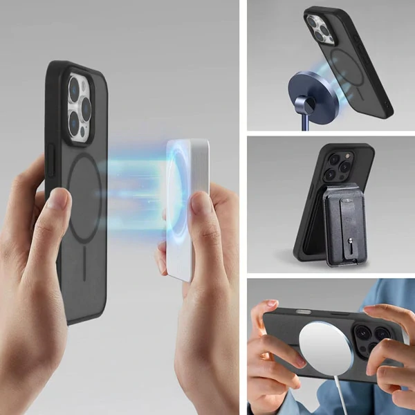 Kryt Magmat MagSafe Slim pro Apple iPhone 14 , barva černá