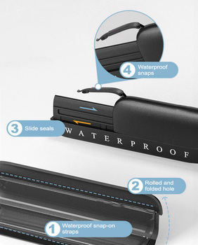 Voděodolné pouzdro - typ 3 černé (230x118 mm)