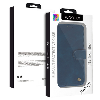 Knížkové pouzdro Wonder Fancy pro Samsung Galaxy S26 Ultra , barva modrá