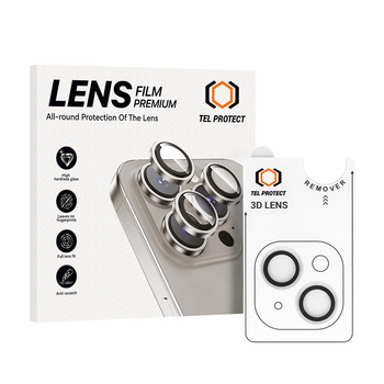 Tvrzené sklo Tel Protect 3D Lens na fotoaparát pro Apple iPhone 11 BLACK