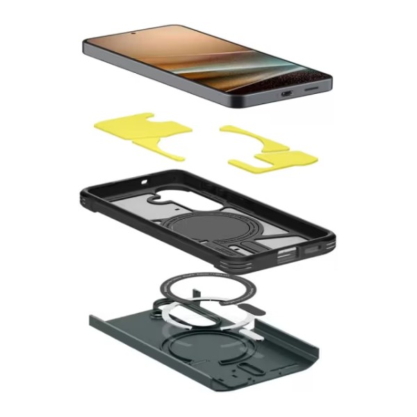 Kryt Spigen Tough Armor Mag MagSafe Samsung Galaxy S26 Abyss Green