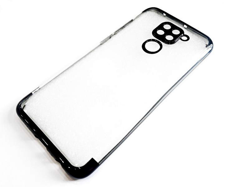 Gelové černé pouzdro FRAME V2 na XIAOMI Redmi Note 9