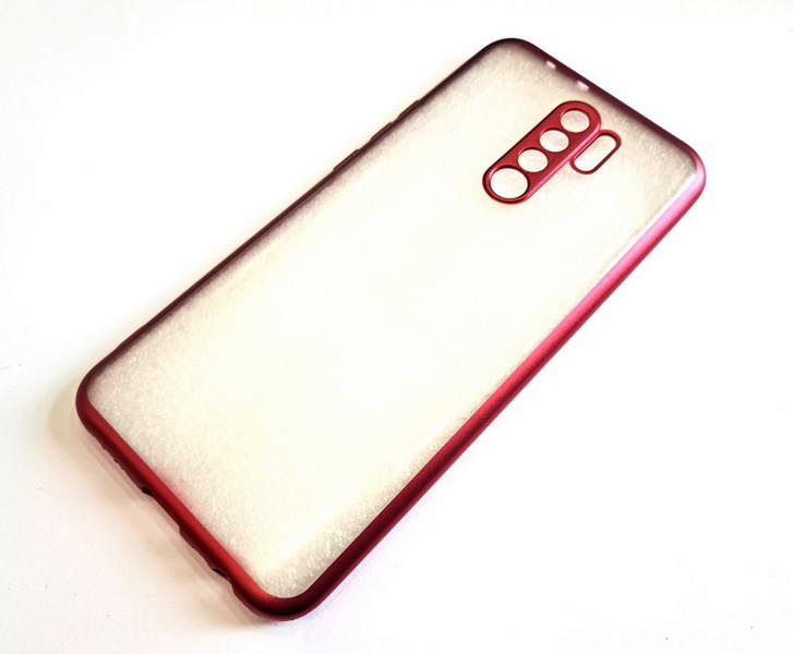 Gelové červené ELECTRO MATT pouzdro na XIAOMI Redmi 9