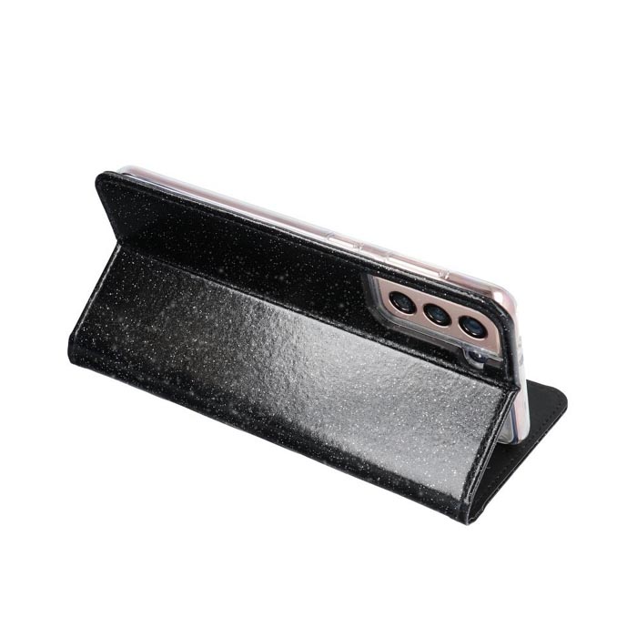 Peněženkové černé SHINNING BOOK pouzdro na APPLE iPhone 12