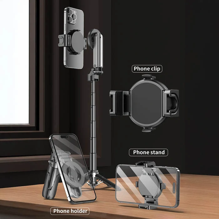 Selfie tyč s tripodem Blavec Coco Mini P05 Magsafe - černá
