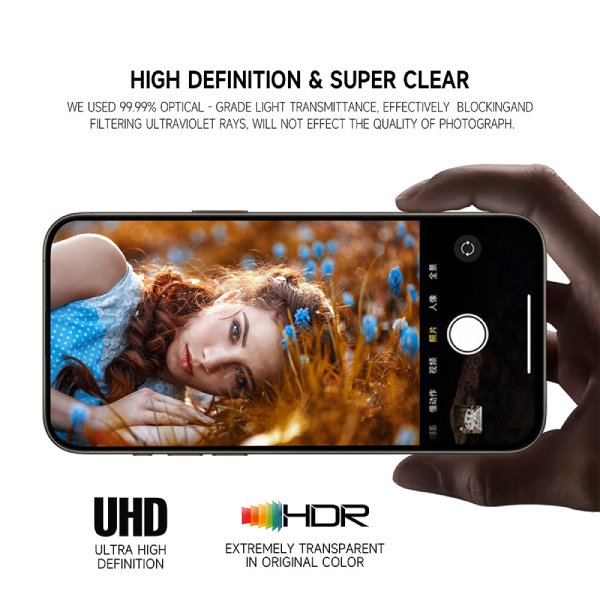 Tvrzené sklo Tel Protect 3D Lens na fotoaparát pro Samsung Galaxy S26 Ultra, průhledné