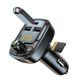 Blavec FM vysílač Flash TR-06 MP3, Bluetooth – 2x USB + Type-C – PD 30W