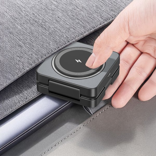 Indukční nabíječka Blavec BQI-04 Qi 15W MagSafe 3v1, černá