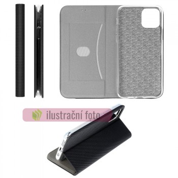 Peněženkové černé SENSITIVE BOOK pouzdro na APPLE iPhone 11 (6.1)