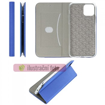 Peněženkové modré SENSITIVE BOOK pouzdro na SAMSUNG M515 Galaxy M51