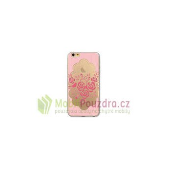 Ultratenké gelové pouzdro s obrázkem na APPLE iPhone 6 Plus (5.5) - vzor ROMANTIC ROSE