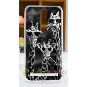 BACKCASE pouzdro na ASUS ZenFone 2 ZE551ML - vzor COOL GIRAFFES