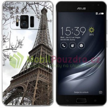 Gelové pouzdro s obrázkem na ASUS ZenFone AR ZS571KL - vzor PARIS TOWER