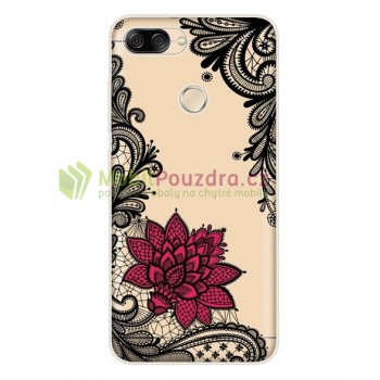 Gelové pouzdro s obrázkem na ASUS Zenfone Max Plus M1 ZB570TL - vzor BLACK RED HENNA