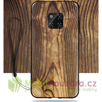 Gelové pouzdro s obrázkem na HUAWEI Mate 20 Pro - vzor WOOD