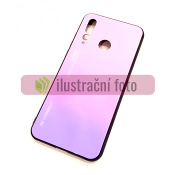 Temperované BUMPER pouzdro na HUAWEI Nova 4 - vzor PURPLE OMBRE