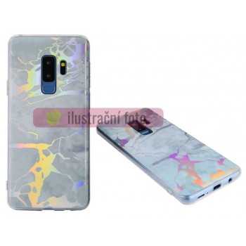 Gelové pouzdro na HUAWEI P20 - vzor GRAY MARBLE