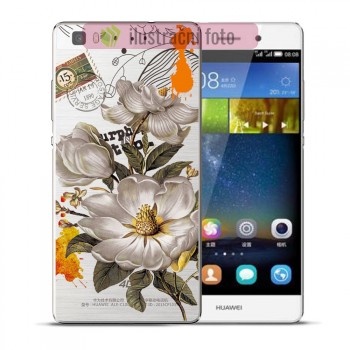 Gelové pouzdro s obrázkem na HUAWEI P20 Lite - vzor NOSTALGIC FLOWER