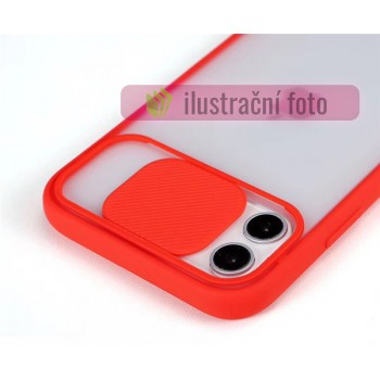 Gelové červené CAMERA PROTECTION pouzdro na HUAWEI P40