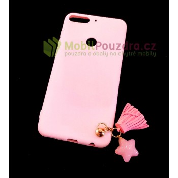 Gelové růžové pouzdro FASHION na HUAWEI Y7 Prime (2018) / Honor 7C