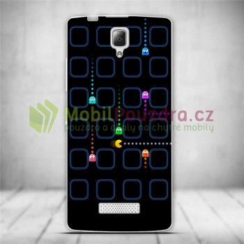 Gelové pouzdro s obrázkem na LENOVO A2010 - vzor PACMAN