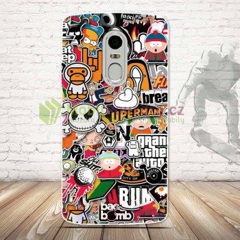 Gelové pouzdro s obrázkem na LENOVO Vibe X3 - vzor COOL LOGOS