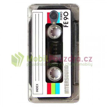 Gelové pouzdro s obrázkem na LENOVO Vibe P2 - vzor RETRO CASSETTE