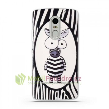 Gelové pouzdro s obrázkem na LENOVO Vibe X3 - vzor ZEBRA