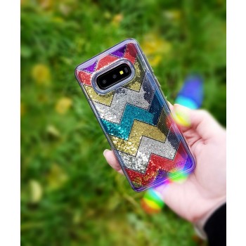 Gelové LIQUID pouzdro na SAMSUNG G970 Galaxy S10e - vzor CHEVRON