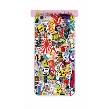 Ultratenké gelové pouzdro s obrázkem na SAMSUNG G935 Galaxy S7 Edge - vzor SKATE LOGOS 2