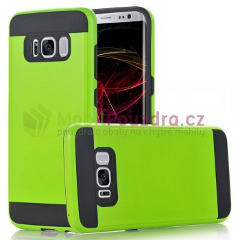 Hybridní zelené pouzdro BRUSHED STYLE na SAMSUNG G950 Galaxy S8