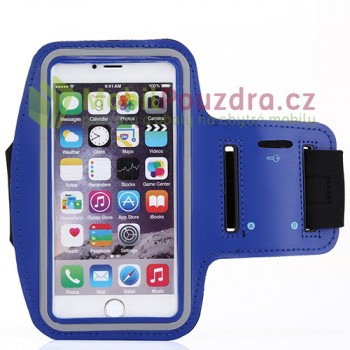 Sportovní modré pouzdro na mobil velikost XXL